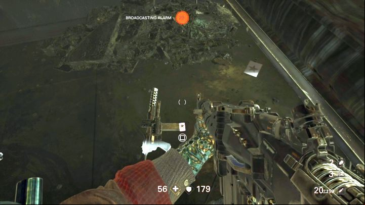 A Star card lezaca pod lózkiem celi. - Downtown collectibles, gold and secrets | Wolfenstein II secrets - Chapter 2 - Manhattan - Wolfenstein II: The New Colossus Game Guide
