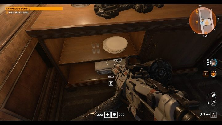 In a wooden cabinet you will find cups and plates, underneath which glasses are waiting for you - Secrets and collectibles in Brother 1 | Wolfenstein Youngblood - Collectibles and secrets - Wolfenstein Youngblood Guide