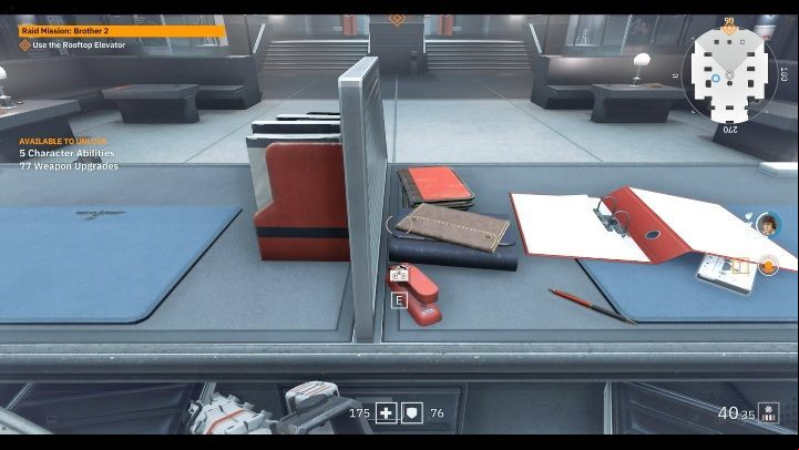 You will find the white cassette tape on the table under the red binder - Secrets and collectibles in Brother 2 | Wolfenstein Youngblood - Collectibles and secrets - Wolfenstein Youngblood Guide