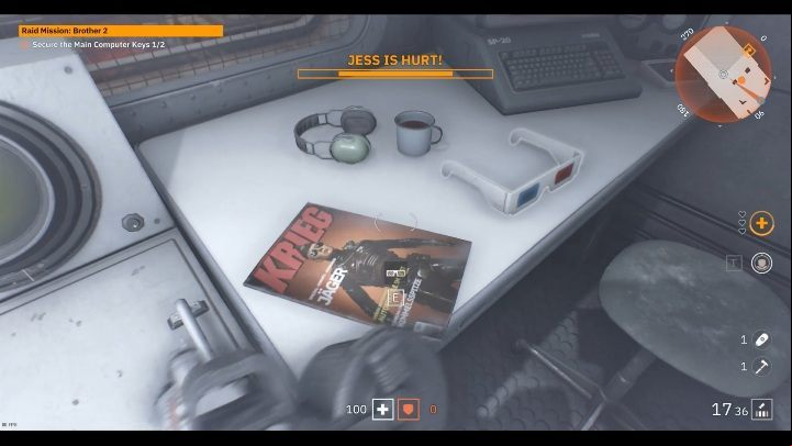On the desk, between the comic book and the computer, youll find another pair of glasses - Secrets and collectibles in Brother 2 | Wolfenstein Youngblood - Collectibles and secrets - Wolfenstein Youngblood Guide