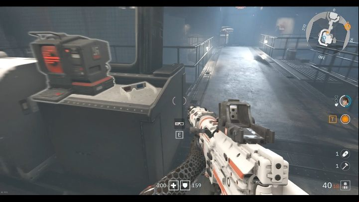 At the entrance to the building you will find a room full of computers - Secrets and collectibles in Brother 2 | Wolfenstein Youngblood - Collectibles and secrets - Wolfenstein Youngblood Guide