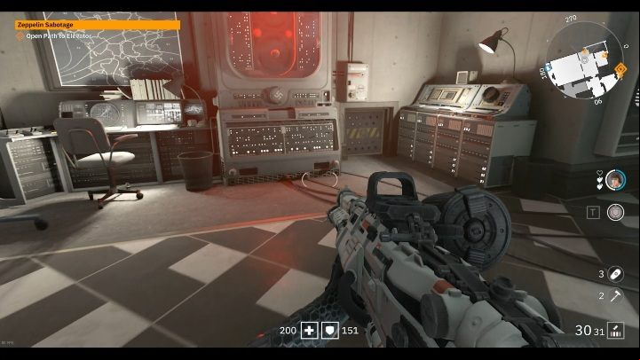 Youll find the glasses near the engineering room - Secrets and collectibles in Brother 2 | Wolfenstein Youngblood - Collectibles and secrets - Wolfenstein Youngblood Guide