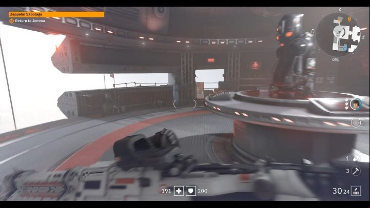 Youll find the crate at the top of the building, on the right balcony - Secrets and collectibles in Brother 2 | Wolfenstein Youngblood - Collectibles and secrets - Wolfenstein Youngblood Guide