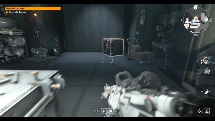 You will be able to get this crate only after the plot of the game is finished - Secrets and collectibles in Brother 2 | Wolfenstein Youngblood - Collectibles and secrets - Wolfenstein Youngblood Guide