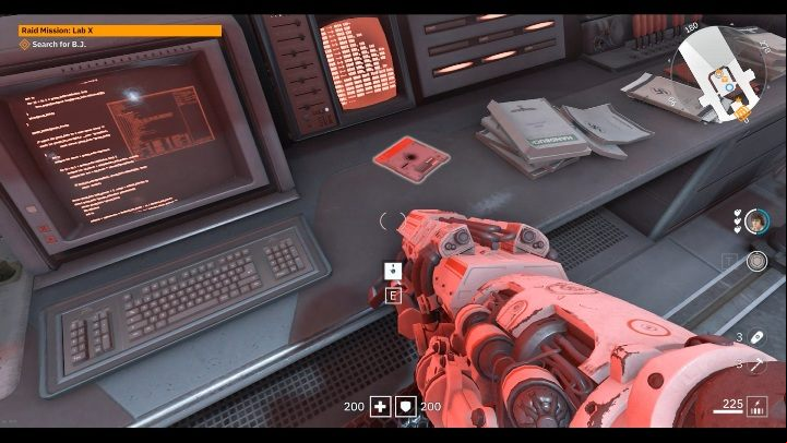 The disk is in engineering room, at the beginning of the lab - Secrets and collectibles in Lab X | Wolfenstein Youngblood - Collectibles and secrets - Wolfenstein Youngblood Guide