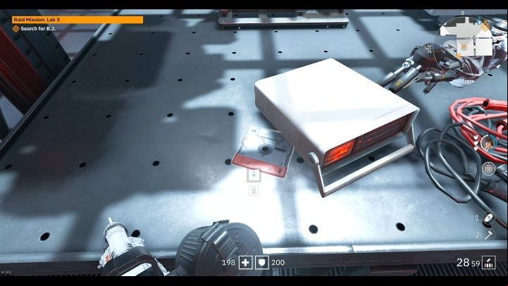 You will find the second floppy in a room full of tools and cables - Secrets and collectibles in Lab X | Wolfenstein Youngblood - Collectibles and secrets - Wolfenstein Youngblood Guide