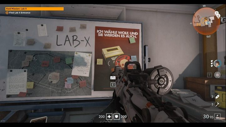 You can find the tape near the board full of plans in Laboratory X - Secrets and collectibles in Lab X | Wolfenstein Youngblood - Collectibles and secrets - Wolfenstein Youngblood Guide