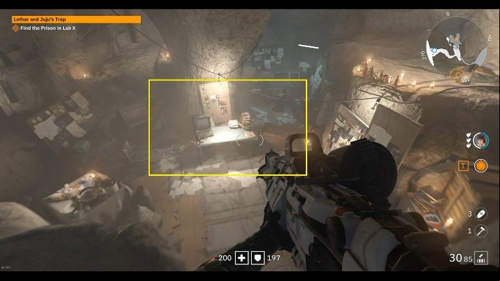 You will find these glasses at the bottom of the Lab, on a desk in the middle of the room - Secrets and collectibles in Lab X | Wolfenstein Youngblood - Collectibles and secrets - Wolfenstein Youngblood Guide
