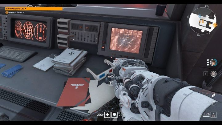 Youll find these glasses in the locked engine room - Secrets and collectibles in Lab X | Wolfenstein Youngblood - Collectibles and secrets - Wolfenstein Youngblood Guide