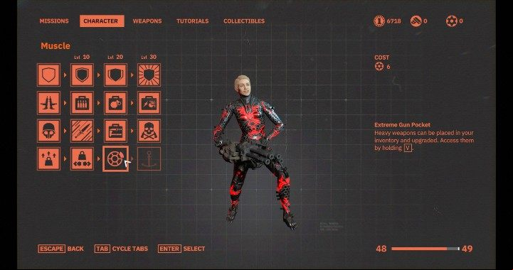If you dont want to wait, you can buy the Bigger Guns skill from the Muscle category - Weapons upgrades in Wolfenstein Youngblood - Basics - Wolfenstein Youngblood Guide