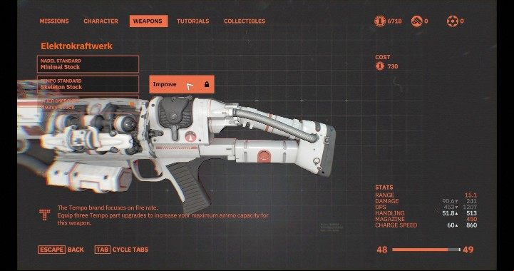 Collected weapons can only be found in your inventory once you have purchased the Extreme Gun Pocket skill from the Muscle category - Weapons upgrades in Wolfenstein Youngblood - Basics - Wolfenstein Youngblood Guide