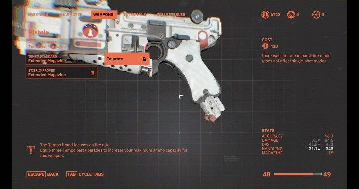 Any firearm available in Wolfenstein Youngblood can be improved - Combat and sneaking in Wolfenstein Youngblood - Basics - Wolfenstein Youngblood Guide