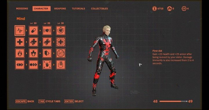 You can increase your HP by developing the Mind skill tree - Combat and sneaking in Wolfenstein Youngblood - Basics - Wolfenstein Youngblood Guide
