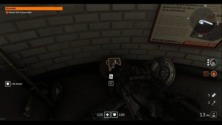 The last readable before entering the subway can be found in the tunnel - Secrets and collectibles in Riverside | Wolfenstein Youngblood - Collectibles and secrets - Wolfenstein Youngblood Guide