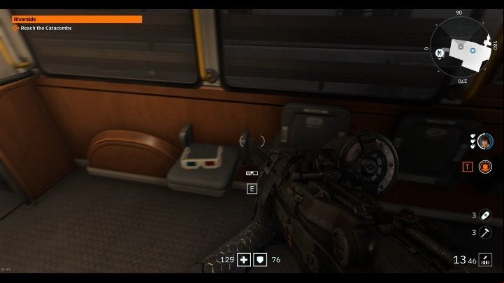 Another 3D glasses can be found in front of the entrance to the subway, in the bus - Secrets and collectibles in Riverside | Wolfenstein Youngblood - Collectibles and secrets - Wolfenstein Youngblood Guide