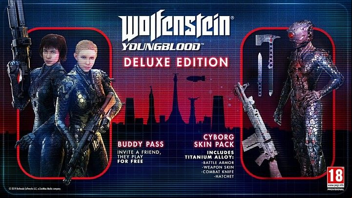 Wolfenstein: Youngblood is sold in two versions - Standard and Deluxe Edition - Wolfenstein Youngblood Guide
