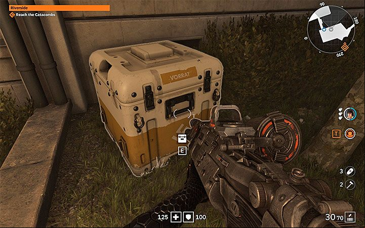 The next method is to open yellow boxes - the example is shown in the picture above - How to get silver coins in Wolfenstein Youngblood? - FAQ - Frequently Asked Questions - Wolfenstein Youngblood Guide