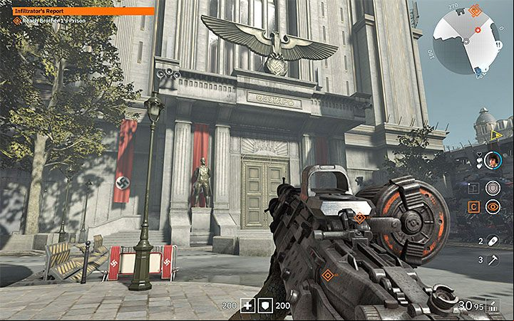 Whos commissioning the mission: Talk to Jemma Atwood in the hideout in the catacombs - Infiltrators Report | Wolfenstein Youngblood Walkthrough - Side missions - Wolfenstein Youngblood Guide