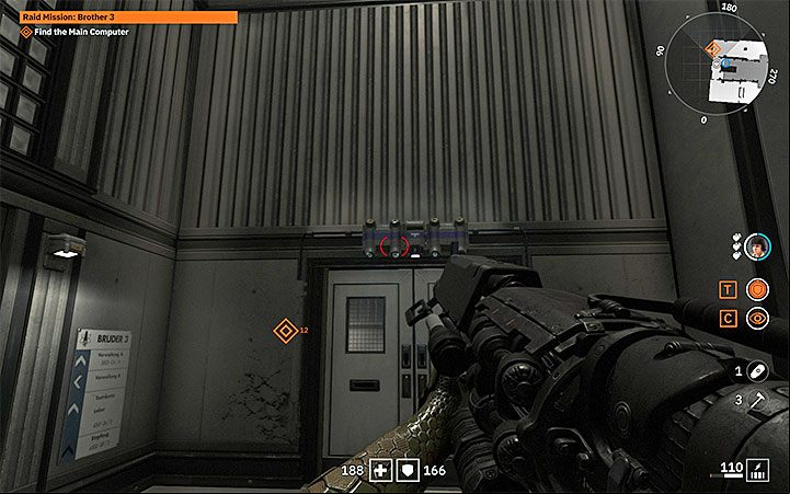 Once in the lobby it is easy to avoid battle, as this is a large location where there are not too many enemies (at least initially) - Raid Mission Brother 3 | Wolfenstein Youngblood Walkthrough - Main story - Wolfenstein Youngblood Guide