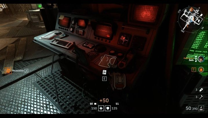 Another readable is on the control , right next to the green screens - Secrets and collectibles in Catacombs | Wolfenstein Youngblood - Collectibles and secrets - Wolfenstein Youngblood Guide