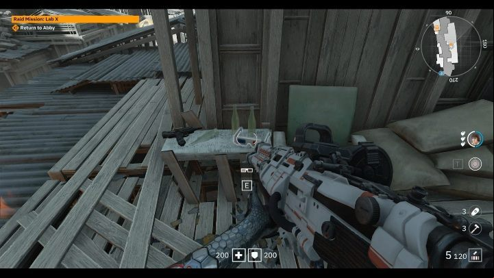 On the table, near the wooden house, you will find a pair of glasses - Secrets and collectibles in Detention Area | Wolfenstein Youngblood - Collectibles and secrets - Wolfenstein Youngblood Guide