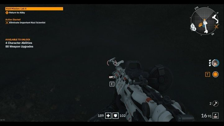 The glasses are at the end of the tunnel - Secrets and collectibles in Detention Area | Wolfenstein Youngblood - Collectibles and secrets - Wolfenstein Youngblood Guide