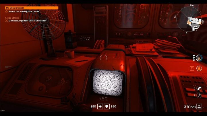 In one of the rooms full of computers, a red light is illuminated - Secrets and collectibles in Little Berlin | Wolfenstein Youngblood - Collectibles and secrets - Wolfenstein Youngblood Guide
