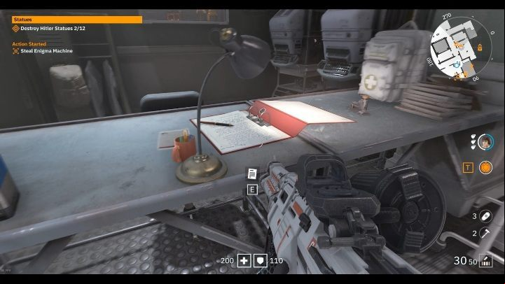 At the hospital, on one of the metal desks, youll find a doctors note - Secrets and collectibles in Little Berlin | Wolfenstein Youngblood - Collectibles and secrets - Wolfenstein Youngblood Guide