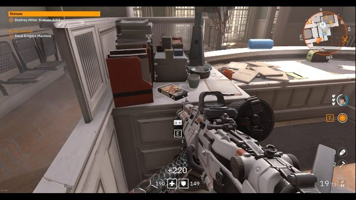 On the receptionists desk at the hospital, youll find a black cover - Secrets and collectibles in Little Berlin | Wolfenstein Youngblood - Collectibles and secrets - Wolfenstein Youngblood Guide