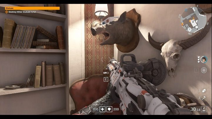 Youll find 3D glasses on the stuffed boars head - Secrets and collectibles in Little Berlin | Wolfenstein Youngblood - Collectibles and secrets - Wolfenstein Youngblood Guide