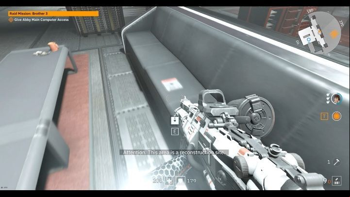 On the long black sofa you will find a lying floppy disk - Secrets and collectibles in Brother 3 | Wolfenstein Youngblood - Collectibles and secrets - Wolfenstein Youngblood Guide