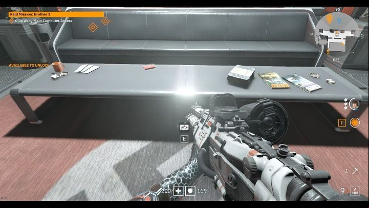 On the long table, by the huge black couch, you will find a red tape - Secrets and collectibles in Brother 3 | Wolfenstein Youngblood - Collectibles and secrets - Wolfenstein Youngblood Guide
