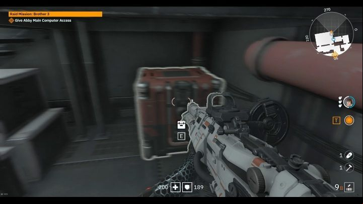 You will find the first box under the stairs leading to the next floor - Secrets and collectibles in Brother 3 | Wolfenstein Youngblood - Collectibles and secrets - Wolfenstein Youngblood Guide