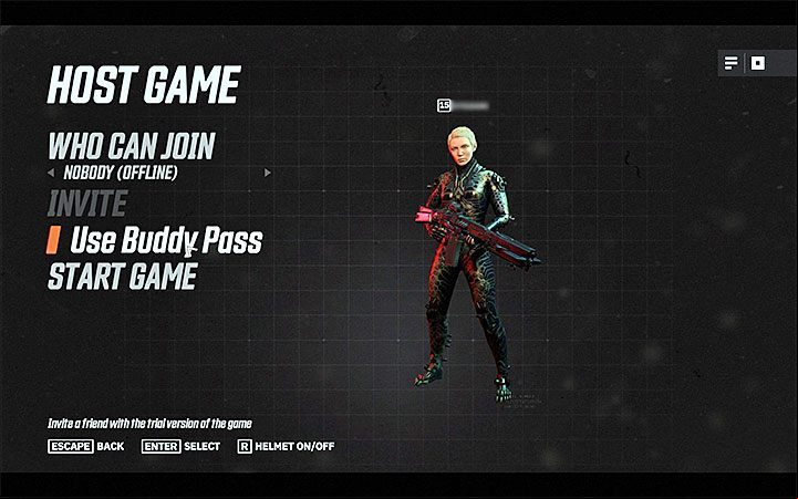 After the second person meets the above requirements, the Buddy holder must start the game and select the Use Buddy option from the main menu - How does the Buddy work in Wolfenstein Youngblood? - FAQ - Frequently Asked Questions - Wolfenstein Youngblood Guide