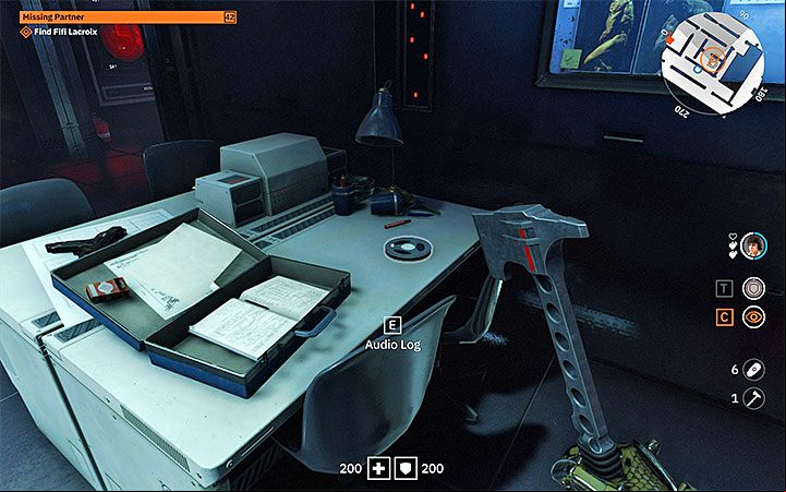 In the first area you wont find anything yet - you can eliminate enemies in open battles, kill them quietly or completely avoid them - Missing Partner | Wolfenstein Youngblood Walkthrough - Side missions - Wolfenstein Youngblood Guide