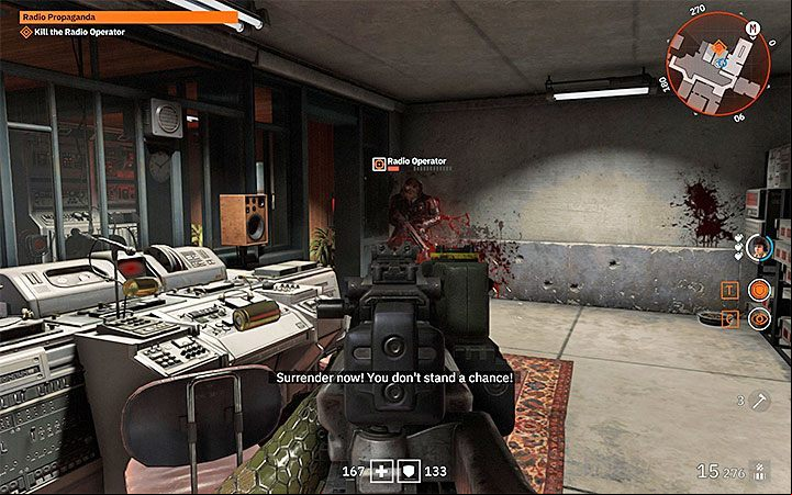 The radio operator should be upstairs - Radio Propaganda | Wolfenstein Youngblood Walkthrough - Side missions - Wolfenstein Youngblood Guide