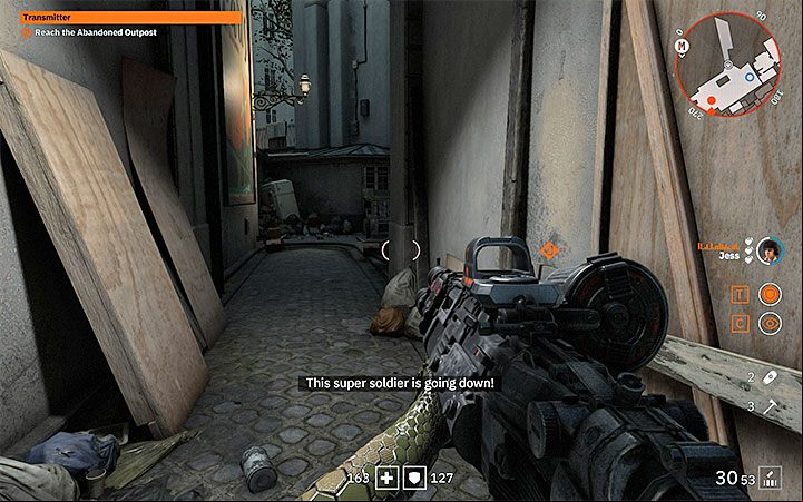 Whos commissioning the mission: Talk to Penda Niang in the catacombs - Transmitter | Wolfenstein Youngblood Walkthrough - Side missions - Wolfenstein Youngblood Guide