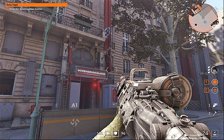 Whos commissioning the mission: Talk to Maria Laurent in a hiding place in the catacombs - Data Tape | Wolfenstein Youngblood Walkthrough - Side missions - Wolfenstein Youngblood Guide