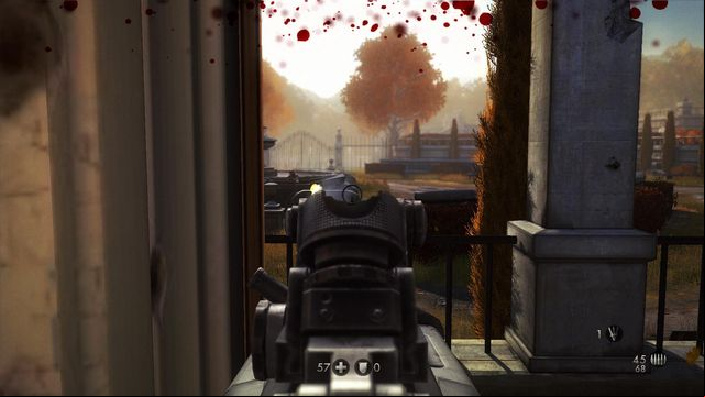 The fight in the courtyard - Asylum - Main missions - Wolfenstein: The New Order (coming soon) - Game Guide and Walkthrough
