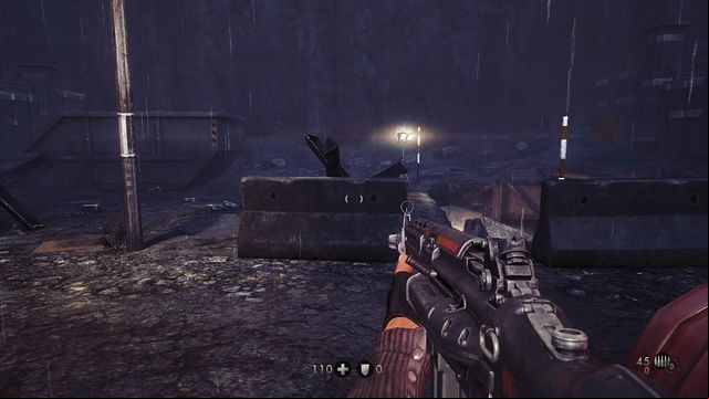 Jump to the sewers behind the low walls - A New World - Main missions - Wolfenstein: The New Order (coming soon) - Game Guide and Walkthrough