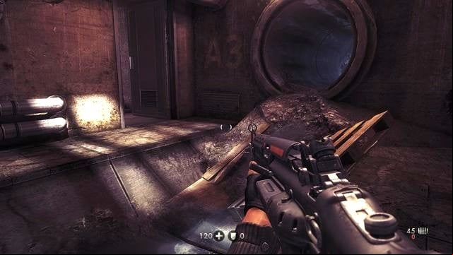 In the sewers, right here - A New World - Secrets - Wolfenstein: The New Order (coming soon) - Game Guide and Walkthrough