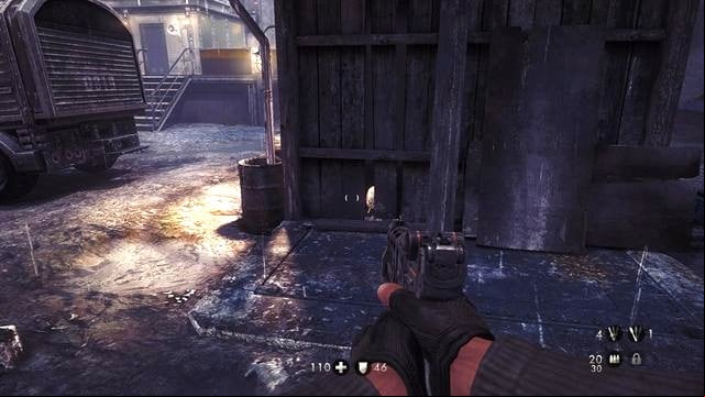 Between the planks in the shed - A New World - Secrets - Wolfenstein: The New Order (coming soon) - Game Guide and Walkthrough