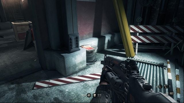 After a car drive, in the room on the right - A New World - Secrets - Wolfenstein: The New Order (coming soon) - Game Guide and Walkthrough