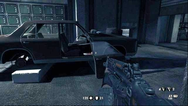 In the car wreck, in the room with a single officer - A New World - Secrets - Wolfenstein: The New Order (coming soon) - Game Guide and Walkthrough