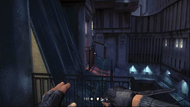 Turn left on this balcony - The Eisenwald Prison - Secrets - Wolfenstein: The New Order - Game Guide and Walkthrough