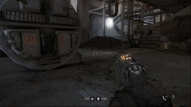 On this heap of coal - The Eisenwald Prison - Secrets - Wolfenstein: The New Order - Game Guide and Walkthrough