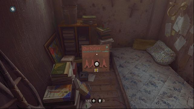 In the small room, there is a plate - The New House - Secrets - Wolfenstein: The New Order - Game Guide and Walkthrough