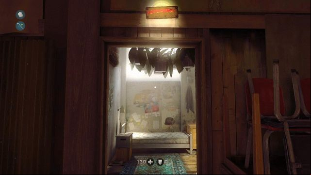 To receive the statuette, you need to sleep in this room - The New House - Secrets - Wolfenstein: The New Order - Game Guide and Walkthrough