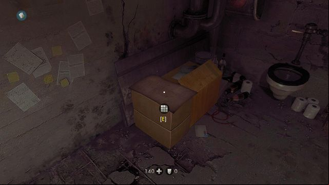 On the cardboard, next to the cowgirl - The New House - Secrets - Wolfenstein: The New Order - Game Guide and Walkthrough