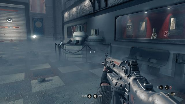 On the right in the cabinet - London Nautica - Secrets - Wolfenstein: The New Order - Game Guide and Walkthrough